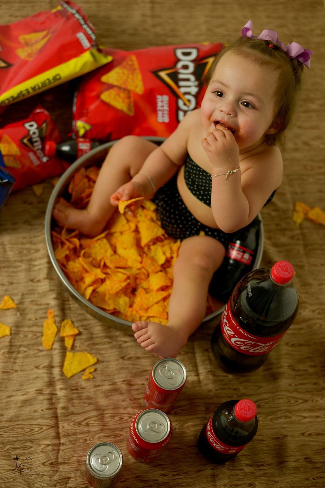 Foto Sessão Doritos: Gabriela 11 meses - Imagem 4