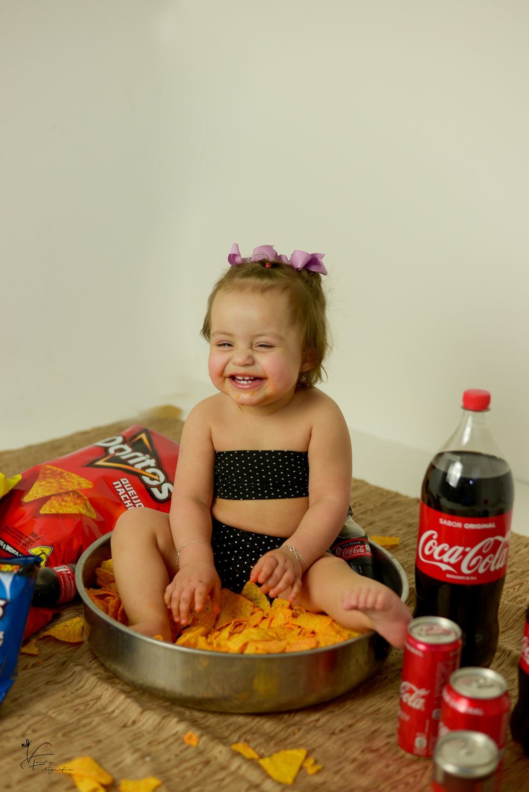 Foto Sessão Doritos: Gabriela 11 meses - Imagem 3